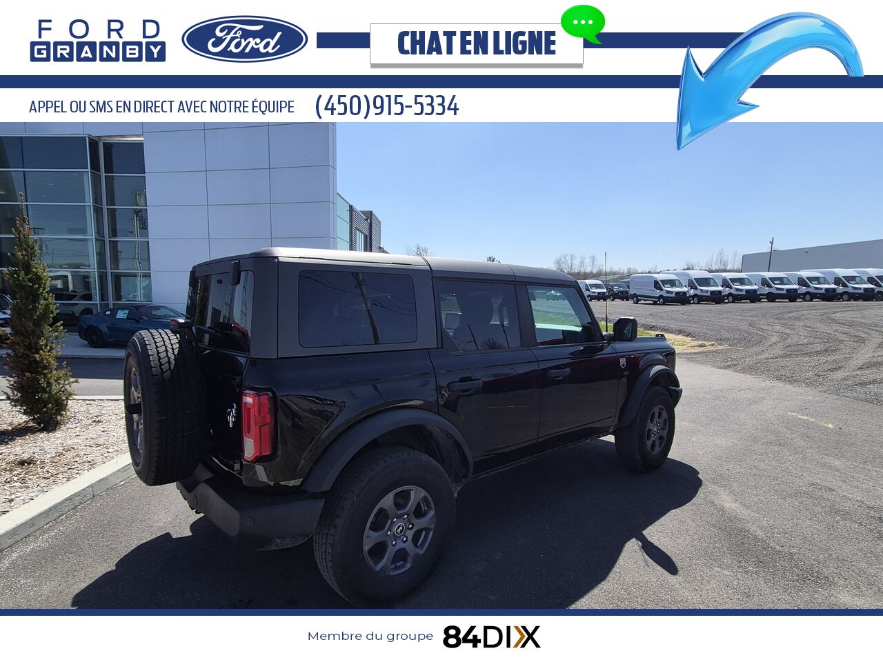 Ford Bronco 2023 Noir Granby - photo #6
