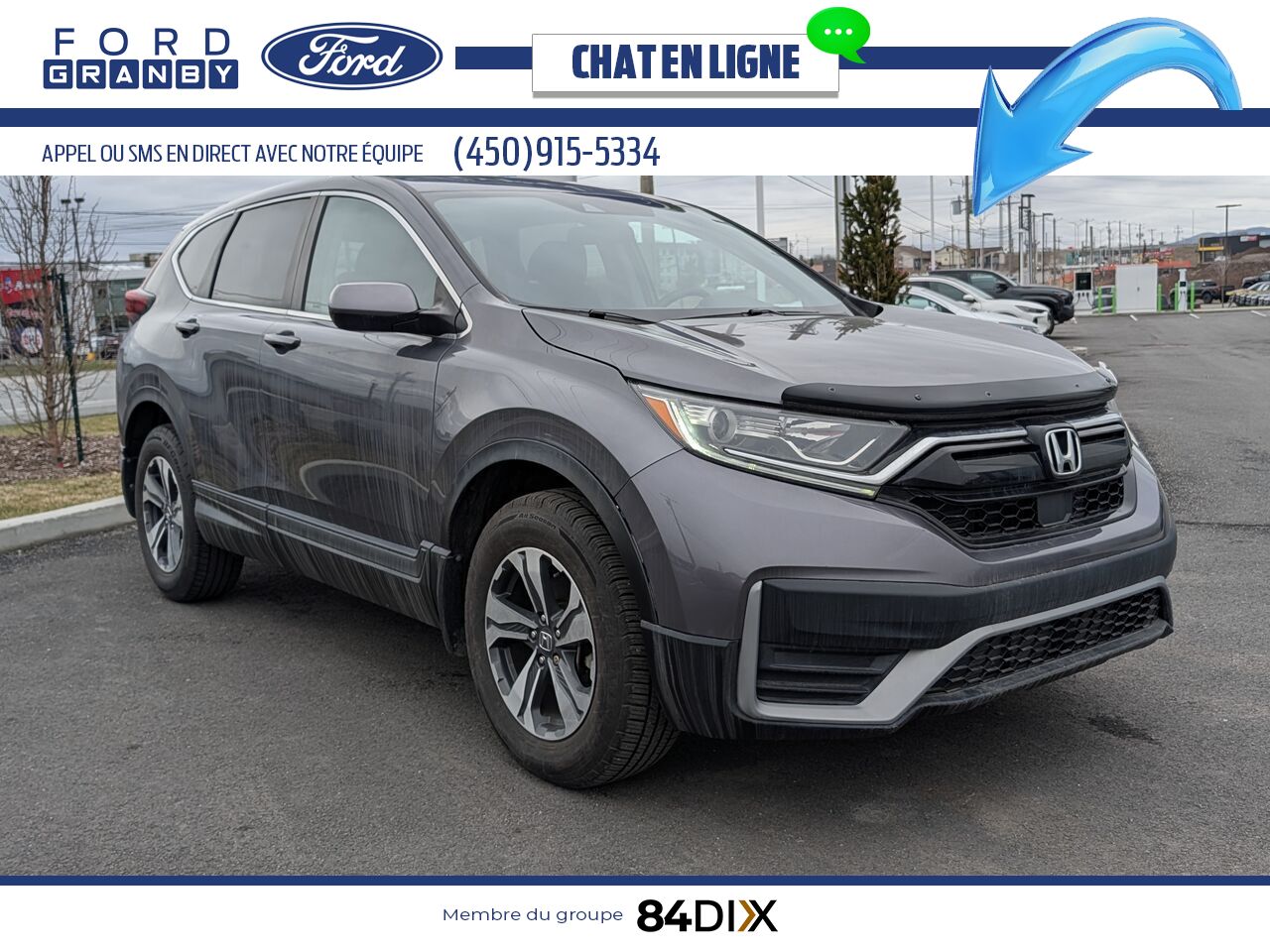 Honda CR-V 2020 Gris Granby - photo #1