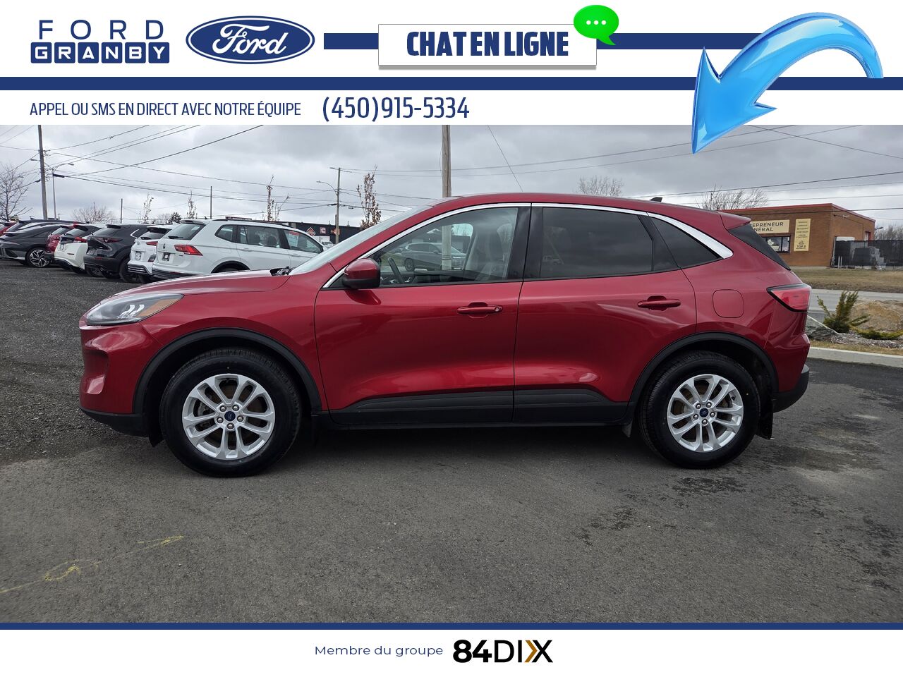2021 Ford Escape Red Granby - photo #3