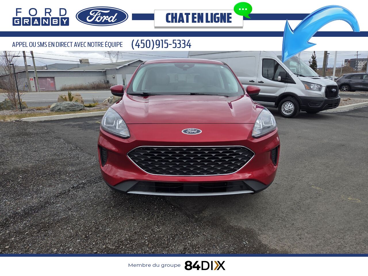 2021 Ford Escape Red Granby - photo #1
