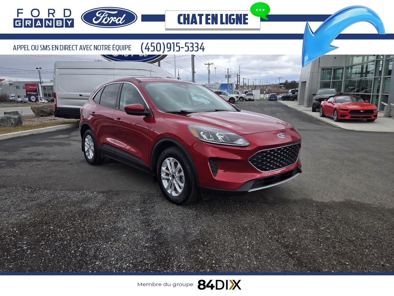 2021 Ford Escape Red Granby - photo #0