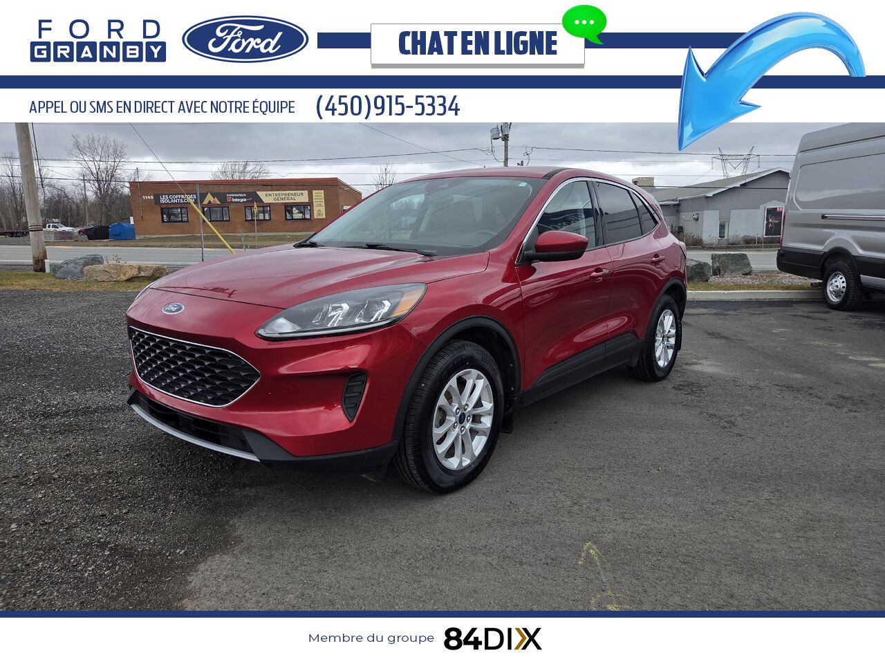 2021 Ford Escape Red Granby - photo #2