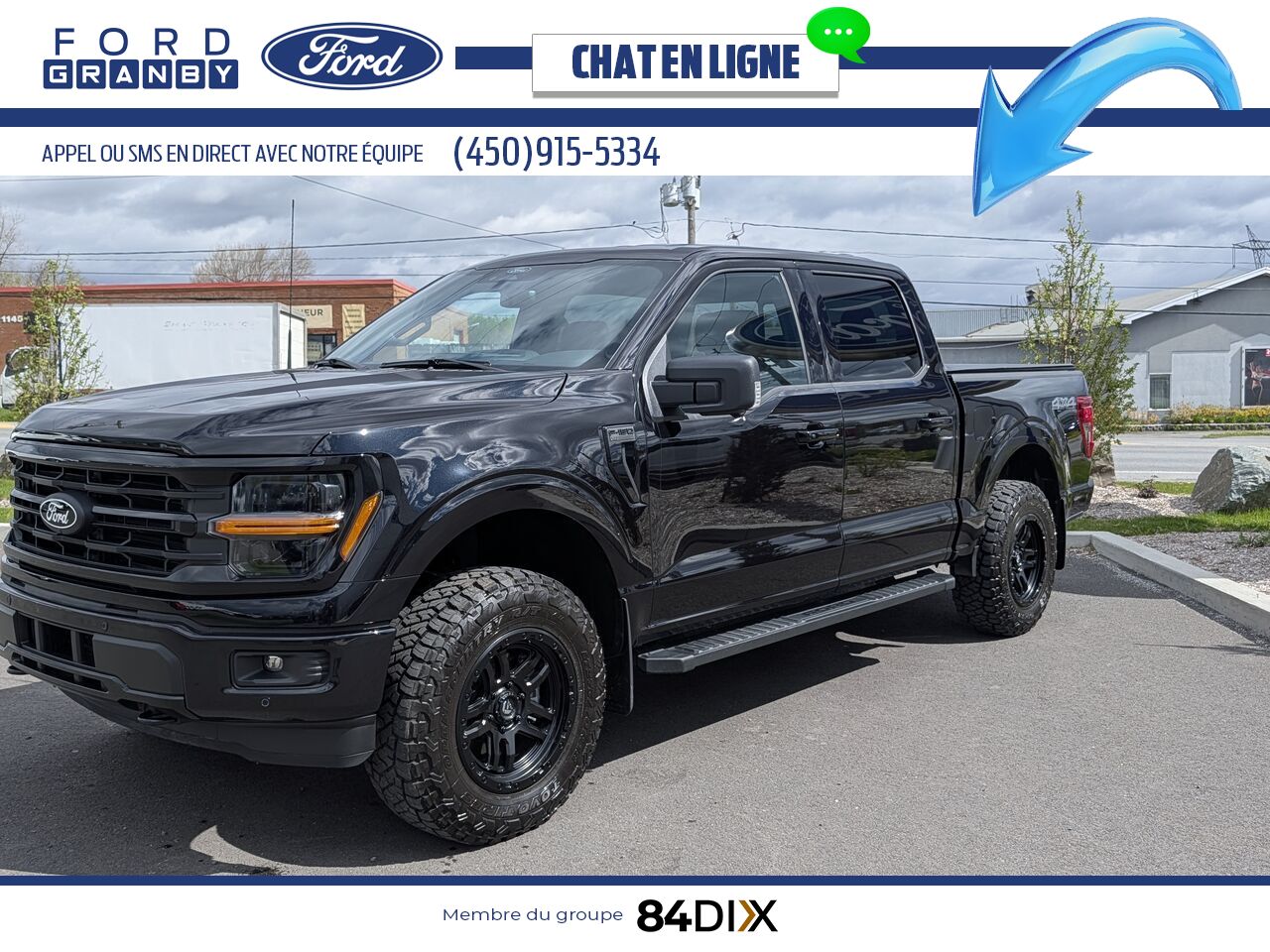 2026 Ford F-150 Agate Black Metallic Granby - photo #2