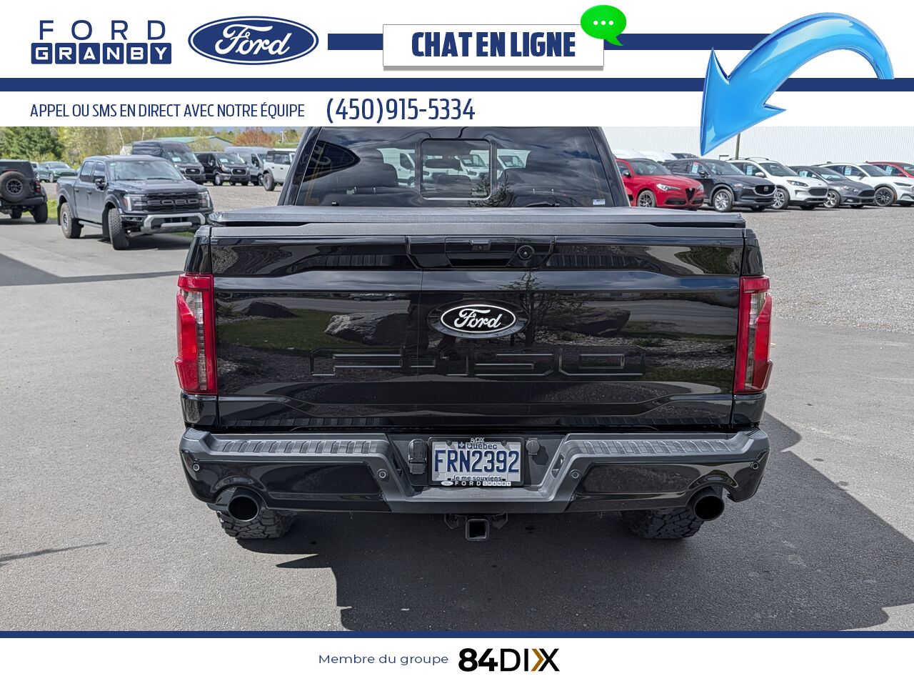 2026 Ford F-150 Agate Black Metallic Granby - photo #5