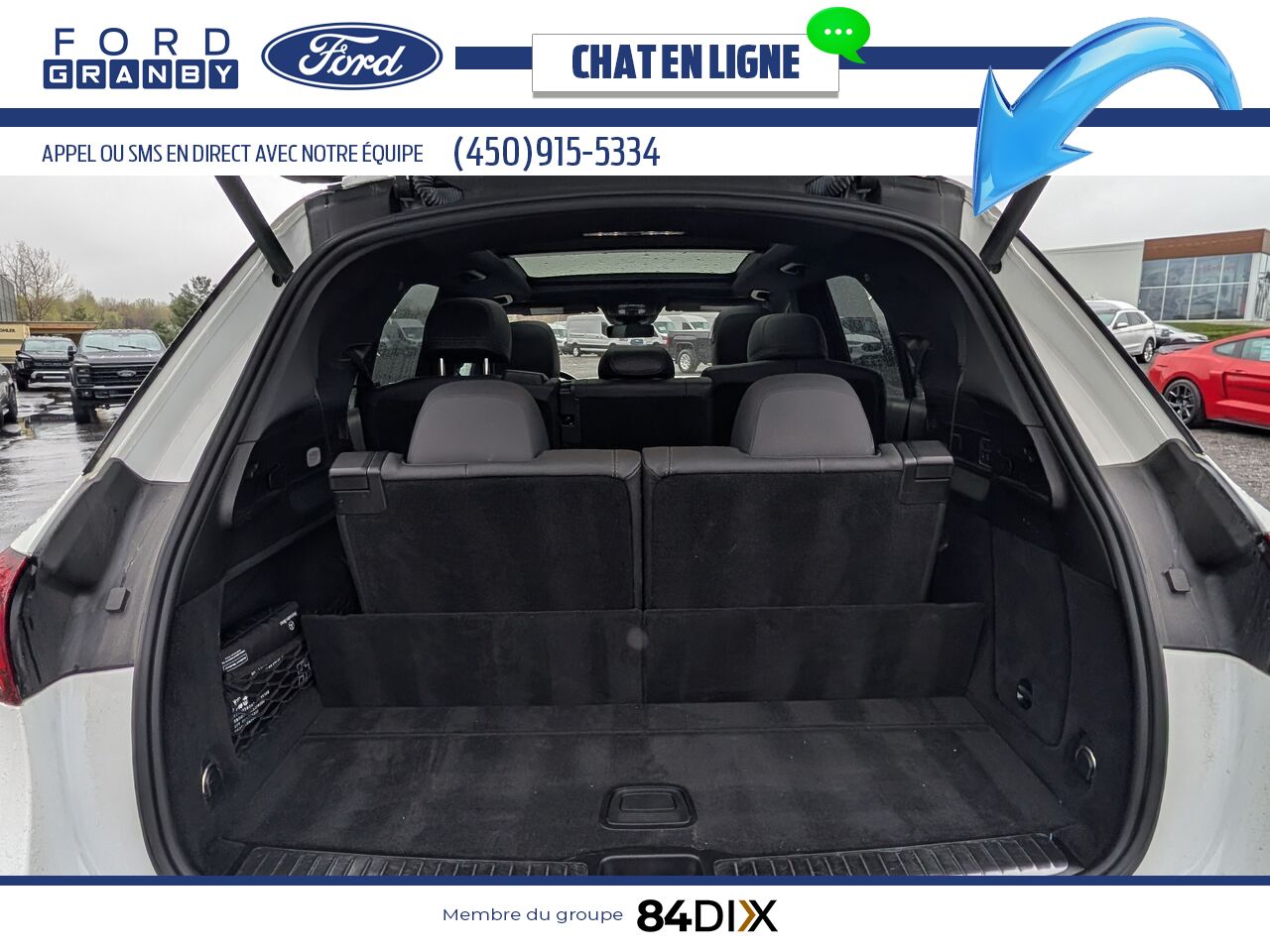 Mercedes-Benz GLE 450 4MATIC, CUIR, TOIT 2022 Blanc Granby - photo #8