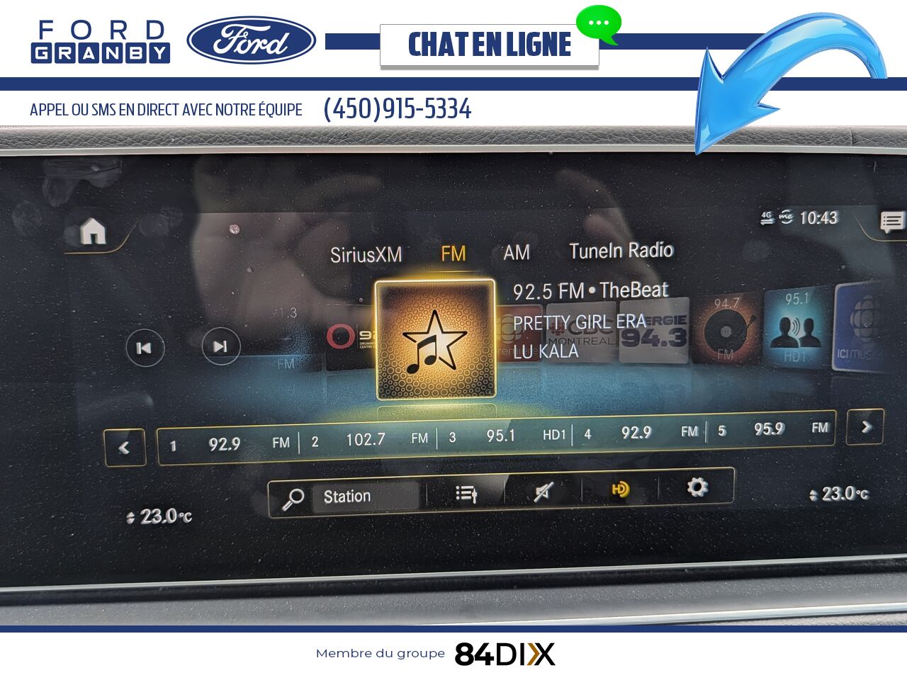 Mercedes-Benz GLE 450 4MATIC, CUIR, TOIT 2022 Blanc Granby - photo #19