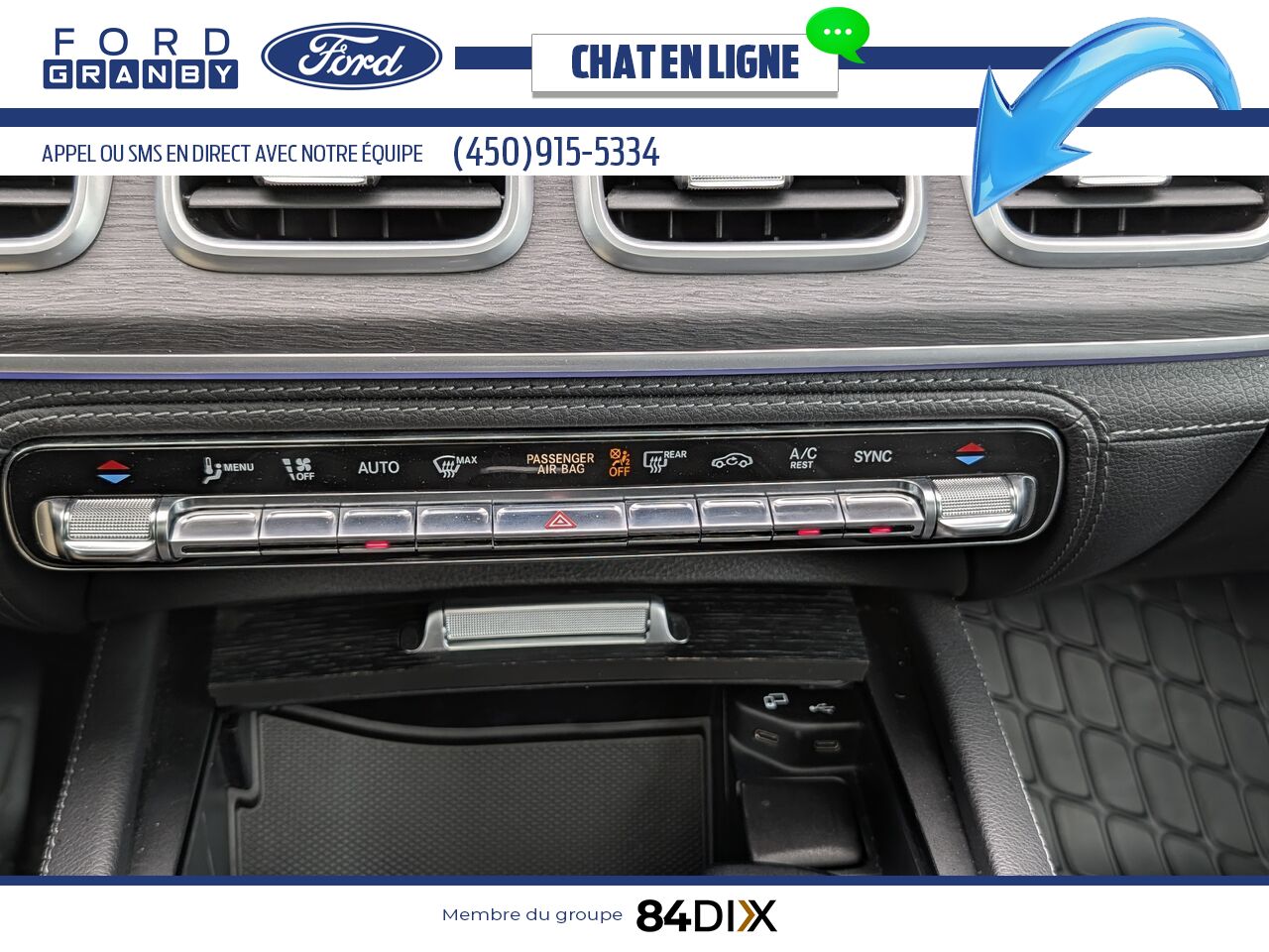 Mercedes-Benz GLE 450 4MATIC, CUIR, TOIT 2022 Blanc Granby - photo #21