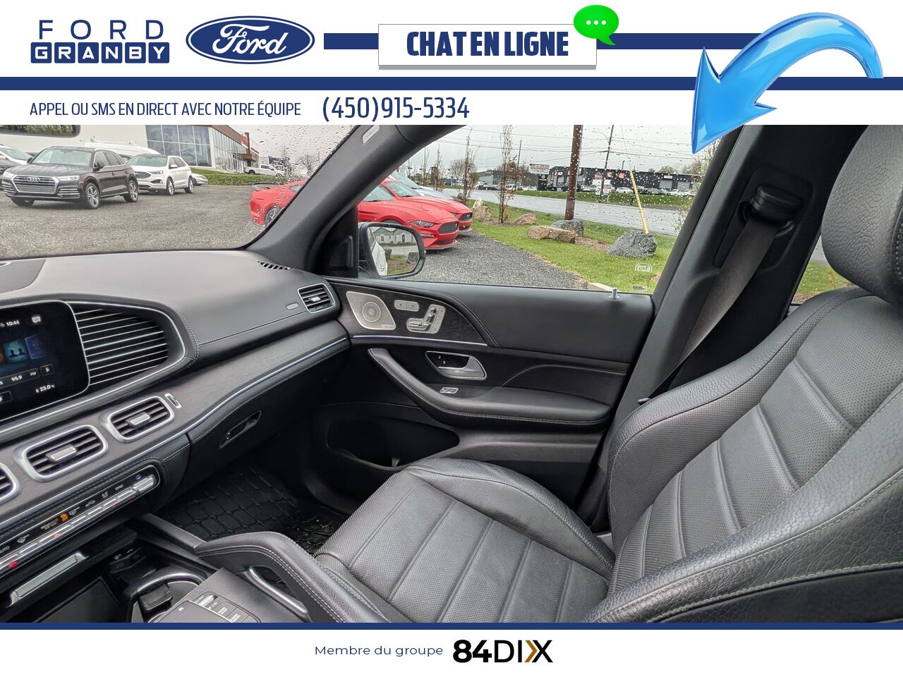 Mercedes-Benz GLE 450 4MATIC, CUIR, TOIT 2022 Blanc Granby - photo #24