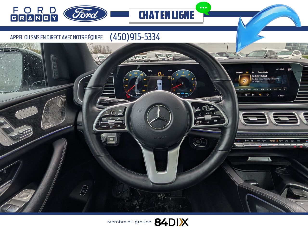 Mercedes-Benz GLE 450 4MATIC, CUIR, TOIT 2022 Blanc Granby - photo #27