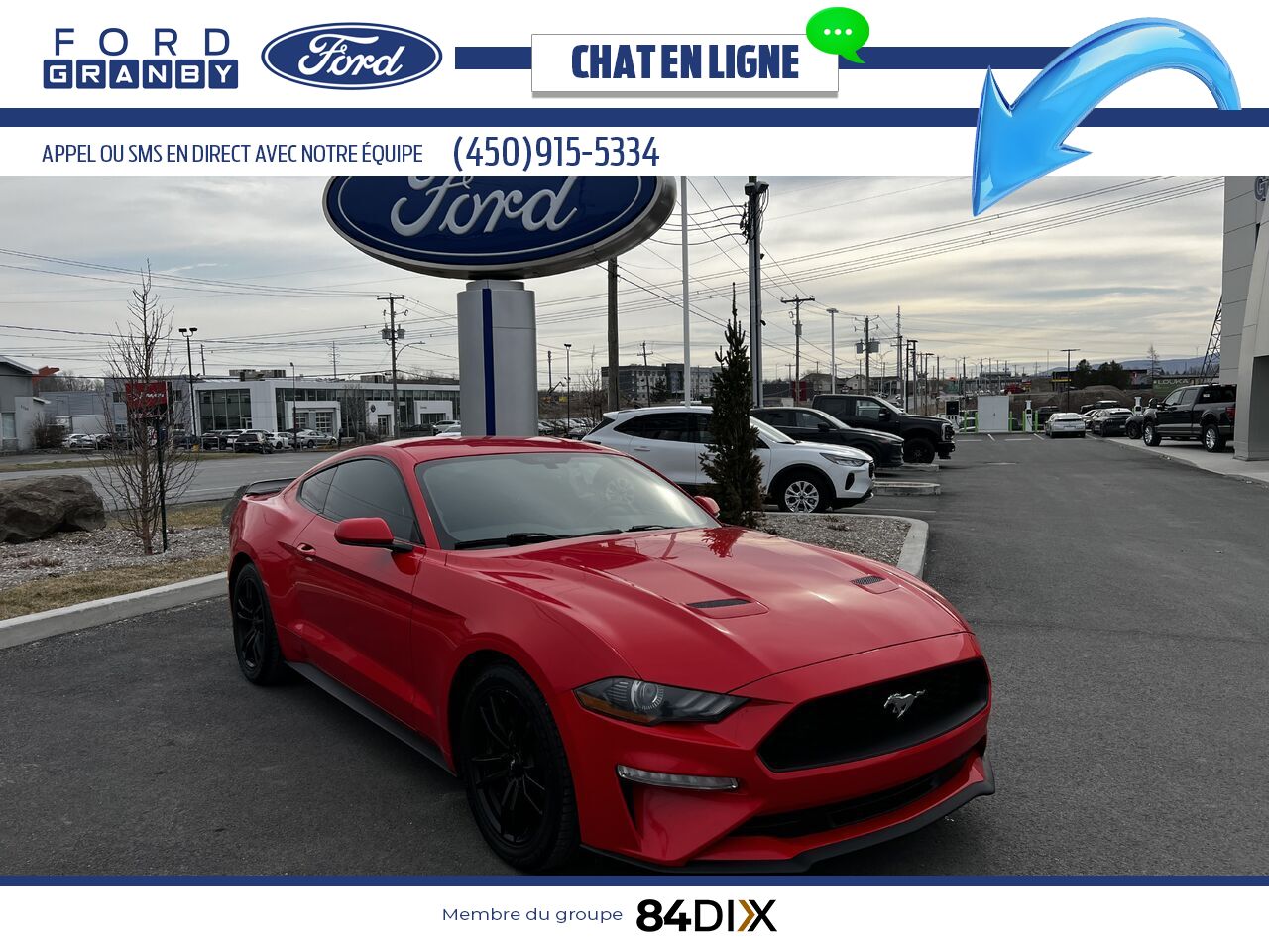 2018 Ford Mustang Red Granby - photo #0