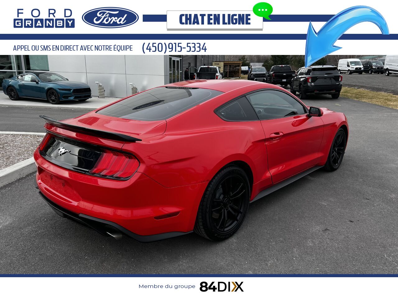 2018 Ford Mustang Red Granby - photo #3