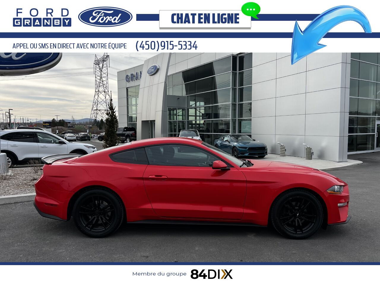 2018 Ford Mustang Red Granby - photo #2