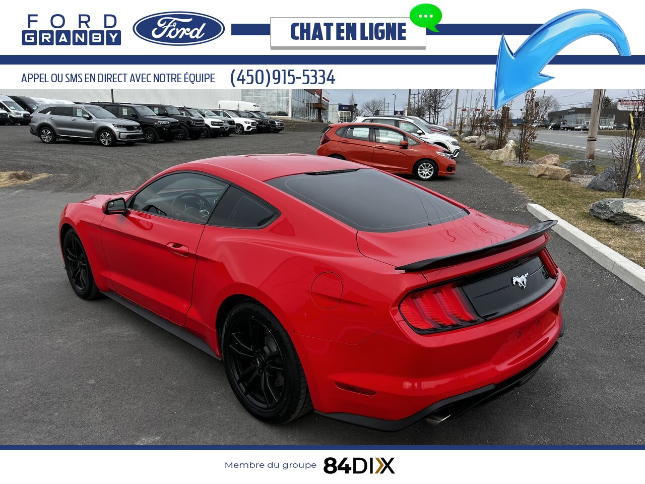2018 Ford Mustang Red Granby - photo #6