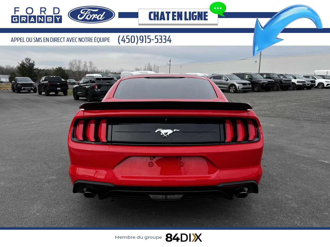 2018 Ford Mustang Red Granby - photo #4