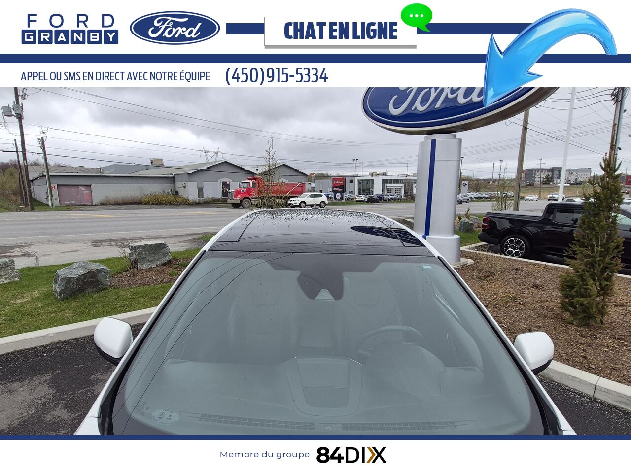 Ford Edge 2020 Blanc Granby - photo #8