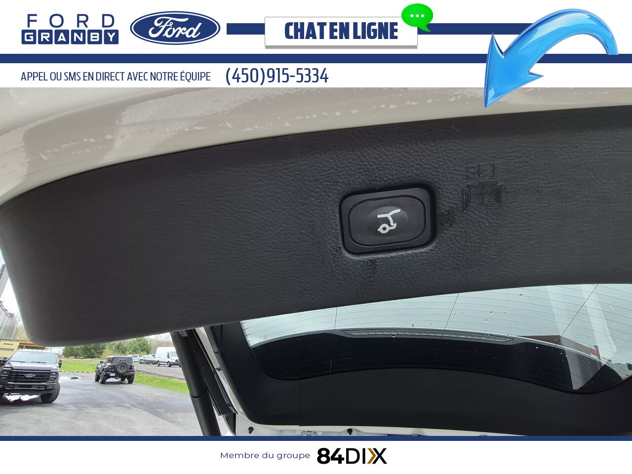 Ford Edge 2020 Blanc Granby - photo #11