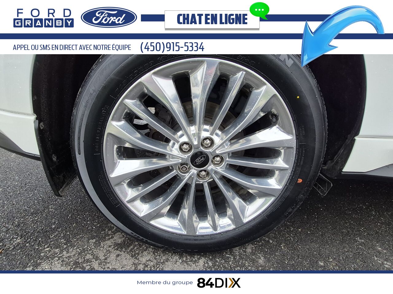 Ford Edge 2020 Blanc Granby - photo #13