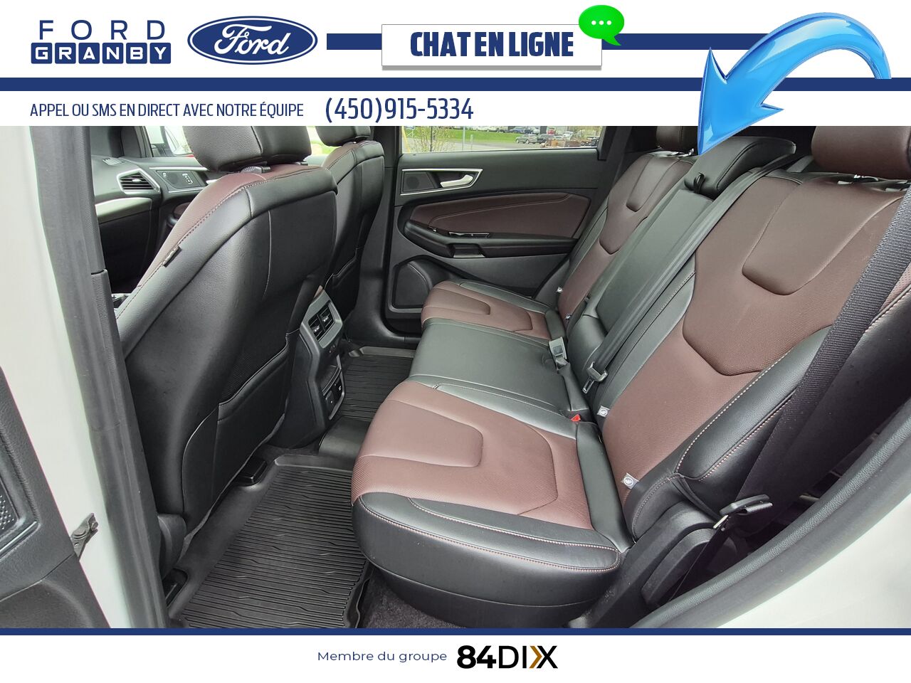 Ford Edge 2020 Blanc Granby - photo #17