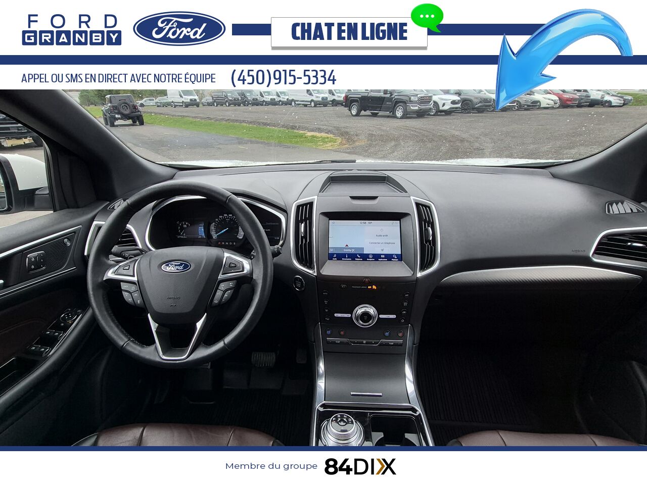 Ford Edge 2020 Blanc Granby - photo #19