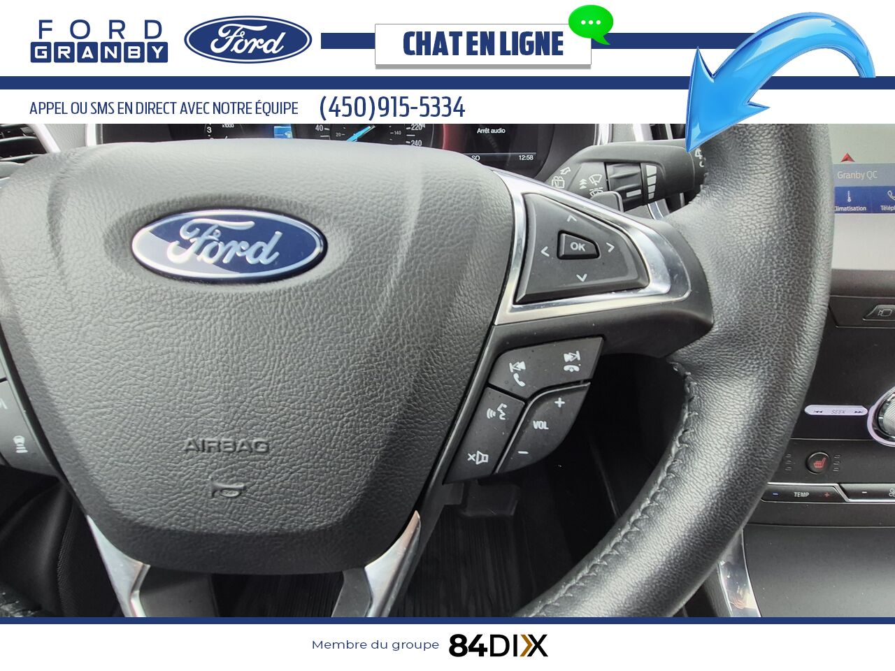 Ford Edge 2020 Blanc Granby - photo #23