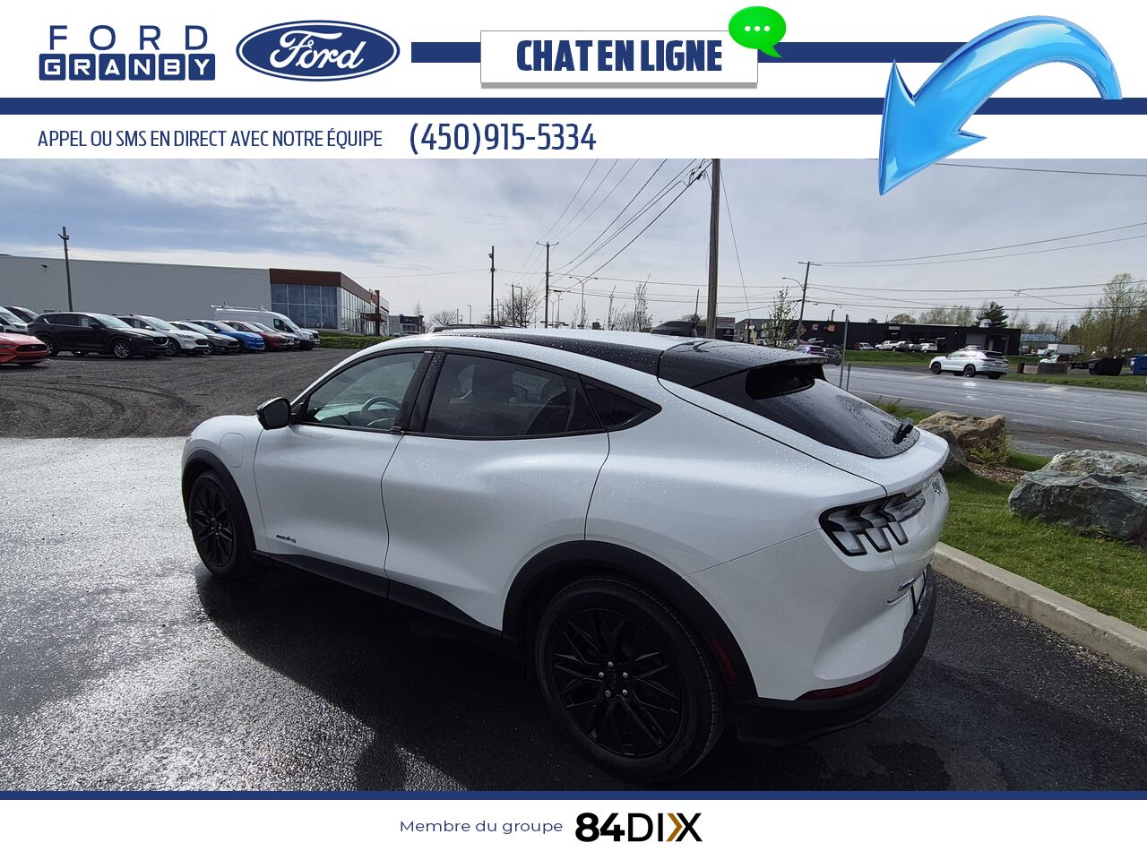 2025 Ford Mustang Mach-E White Granby - photo #4