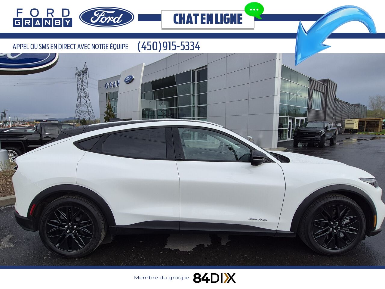 2025 Ford Mustang Mach-E White Granby - photo #7
