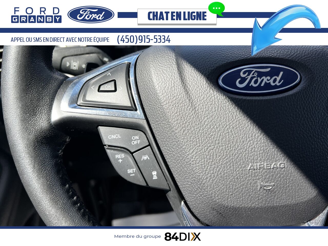 Ford Edge 2022 Blanc Granby - photo #17