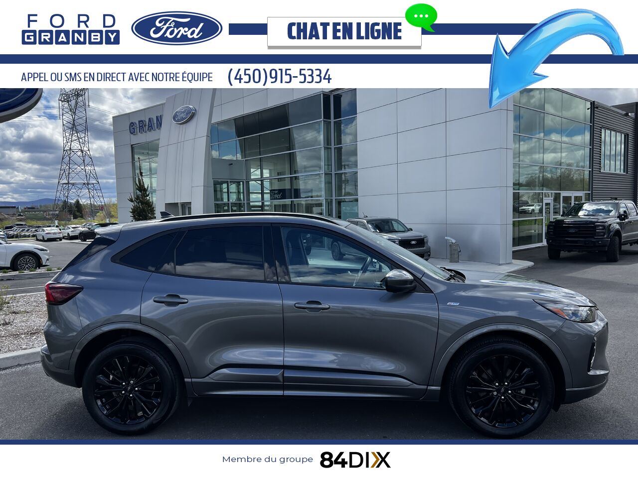 2023 Ford Escape Grey Granby - photo #2