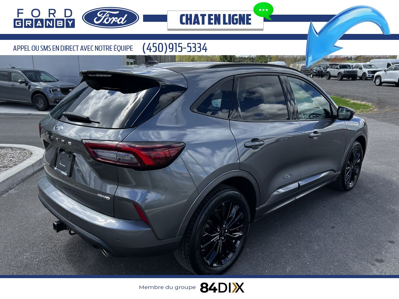 2023 Ford Escape Grey Granby - photo #3