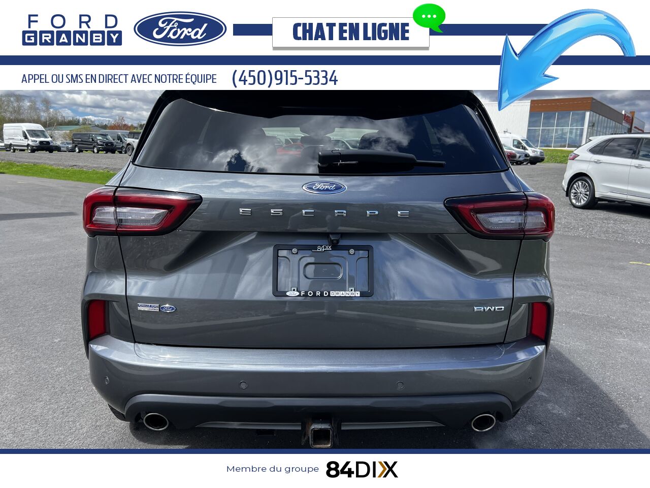 2023 Ford Escape Grey Granby - photo #4