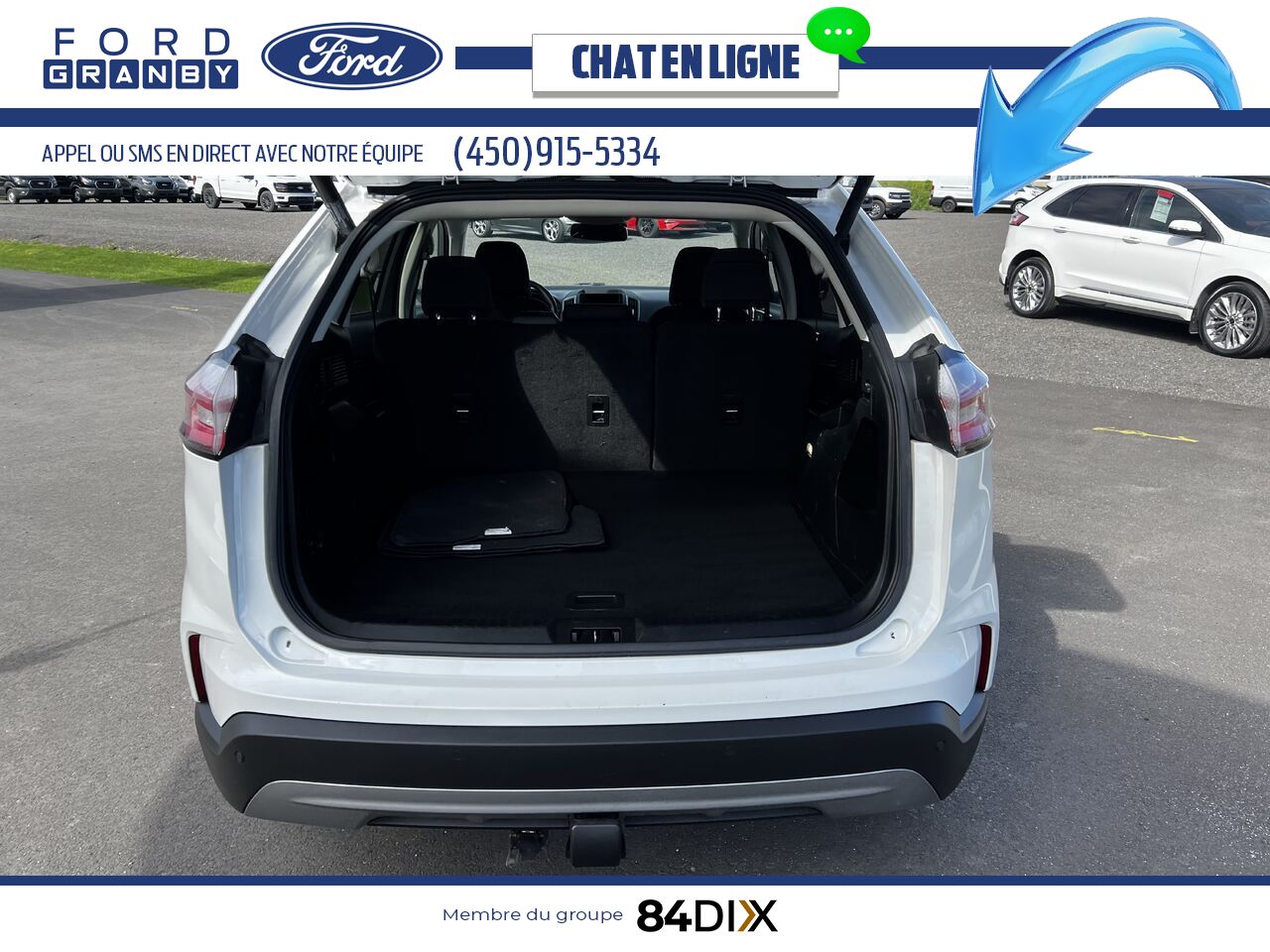 Ford Edge 2022 Blanc Granby - photo #10