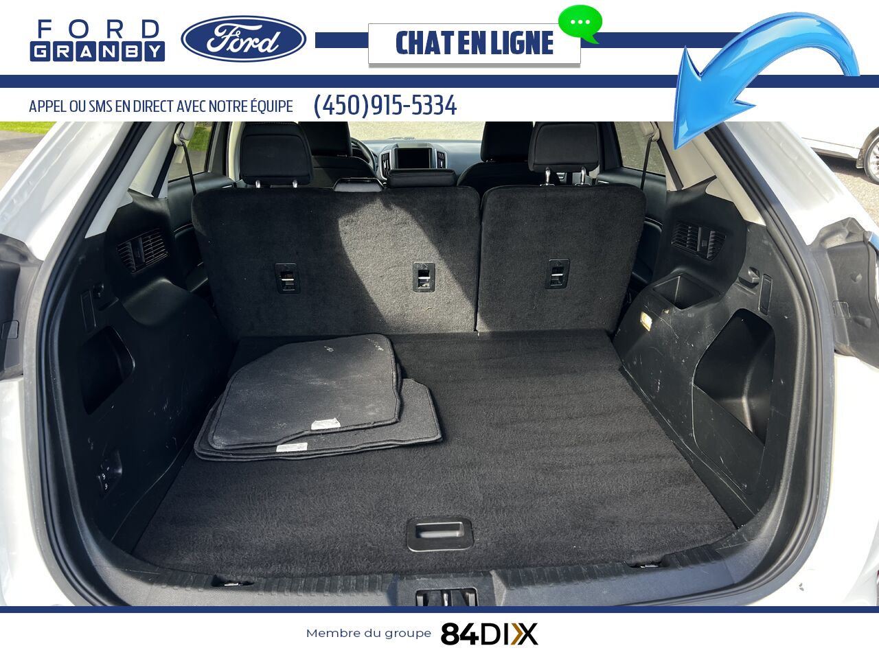 Ford Edge 2022 Blanc Granby - photo #11