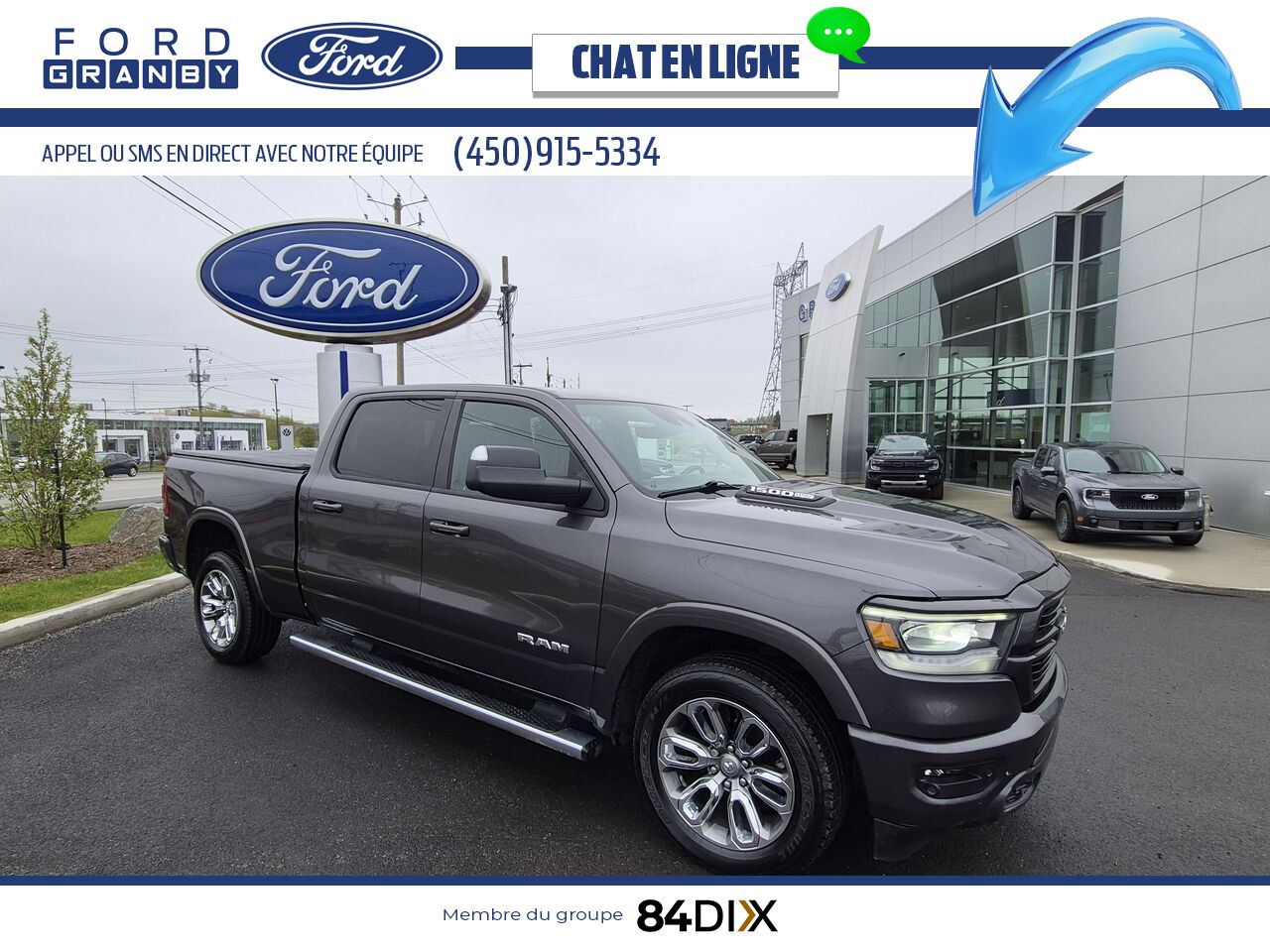 Ram 1500 2022 Gris Granby - photo #0