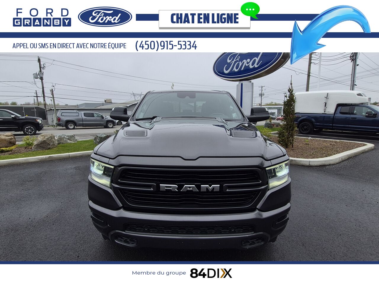 Ram 1500 2022 Gris Granby - photo #1