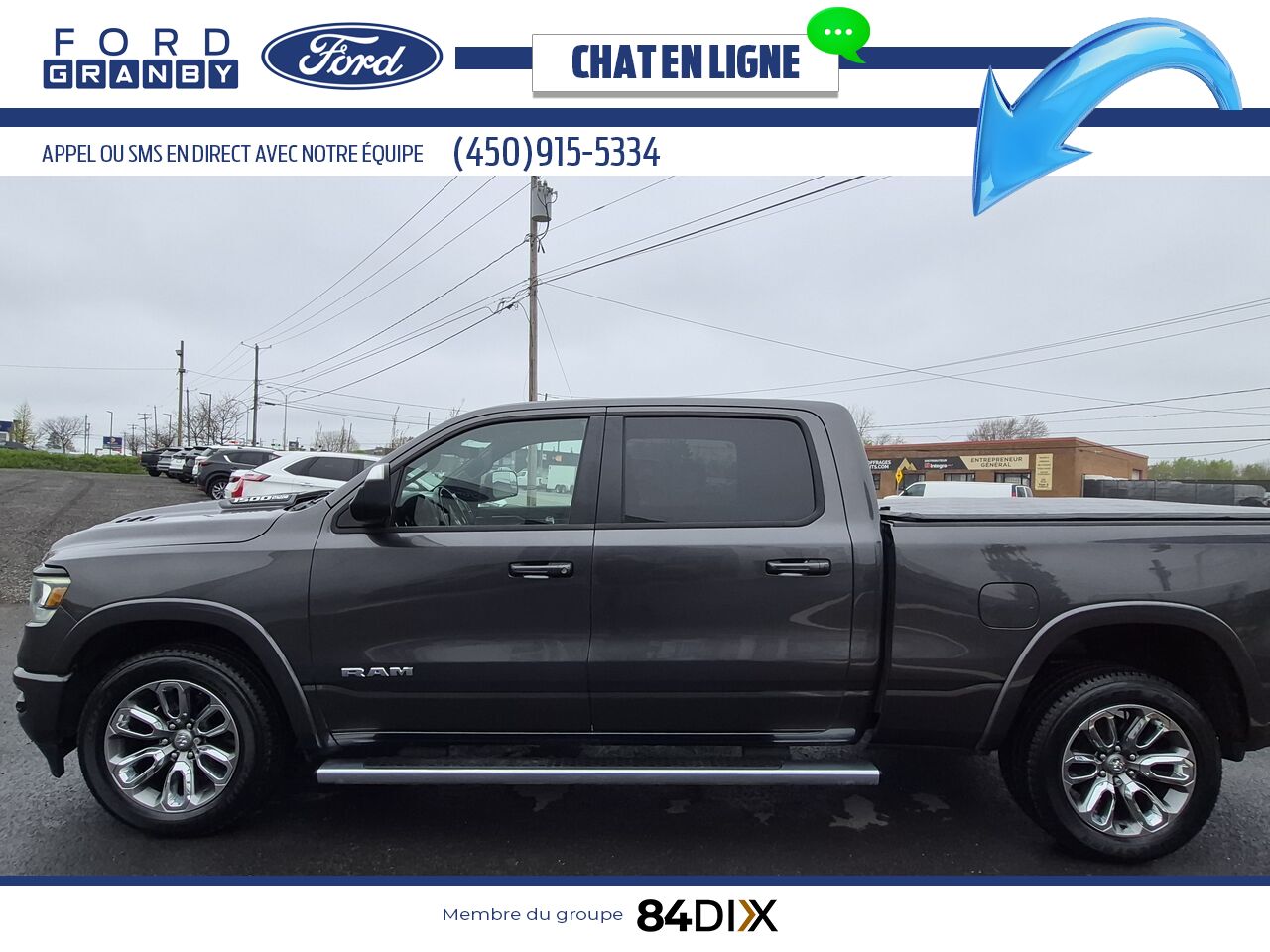 Ram 1500 2022 Gris Granby - photo #3