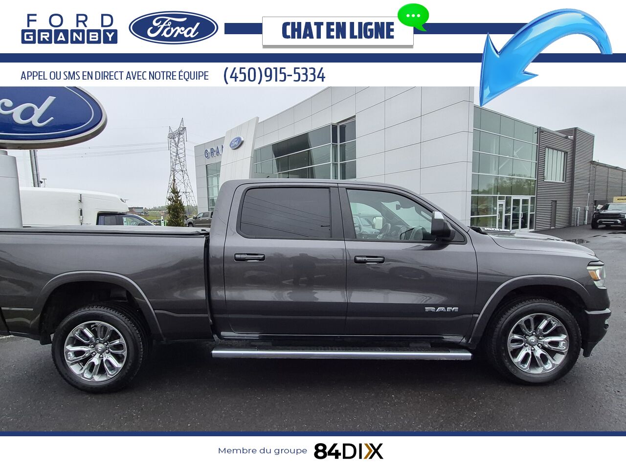 Ram 1500 2022 Gris Granby - photo #7