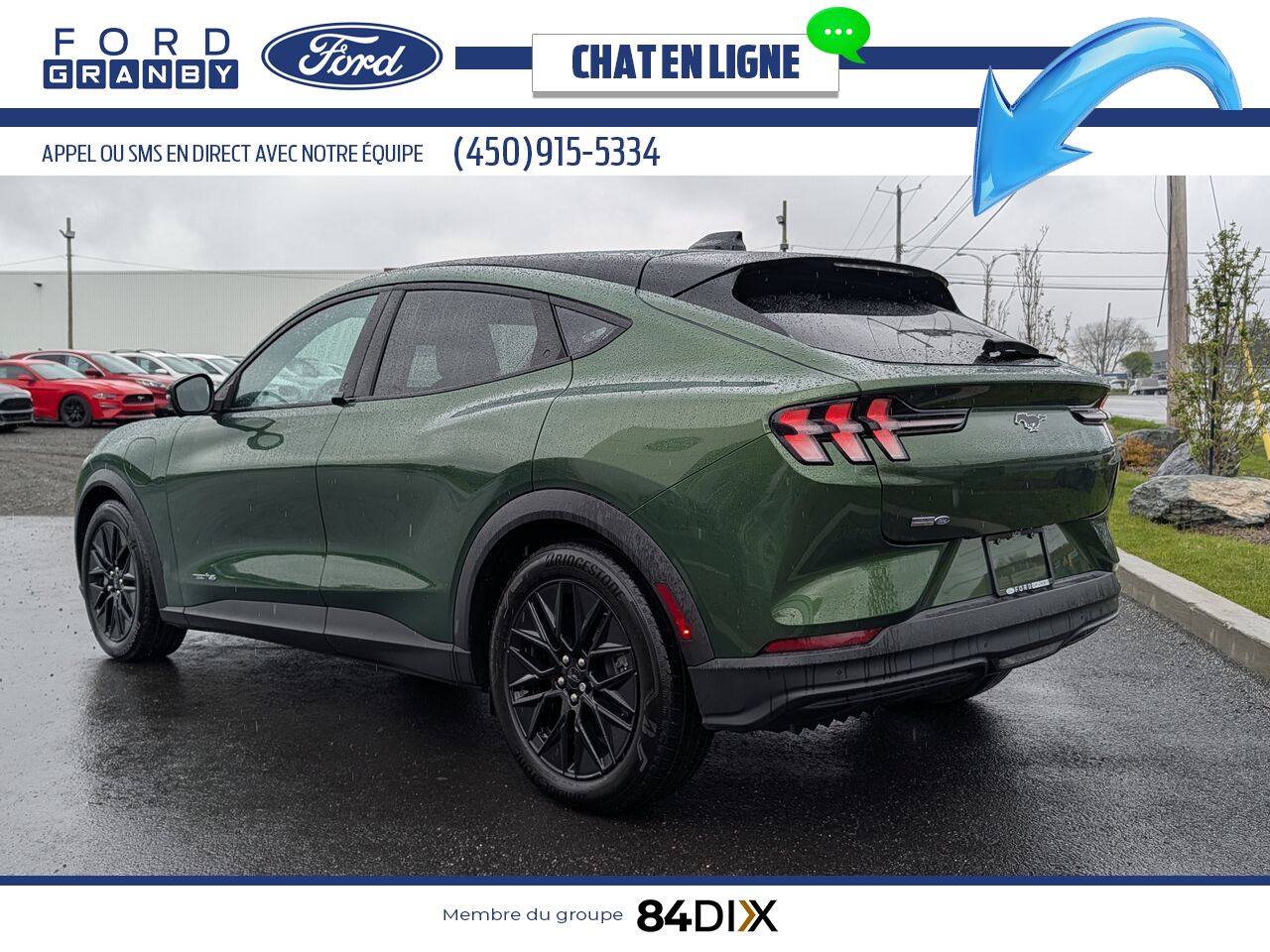 Ford Mustang Mach-E 2025 Vert Granby - photo #4
