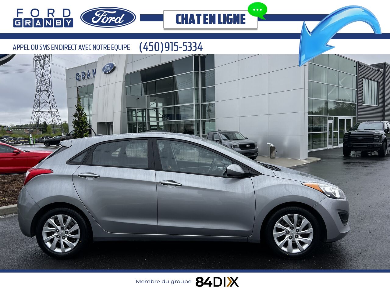 2015 Hyundai Elantra GT Silver Granby - photo #2