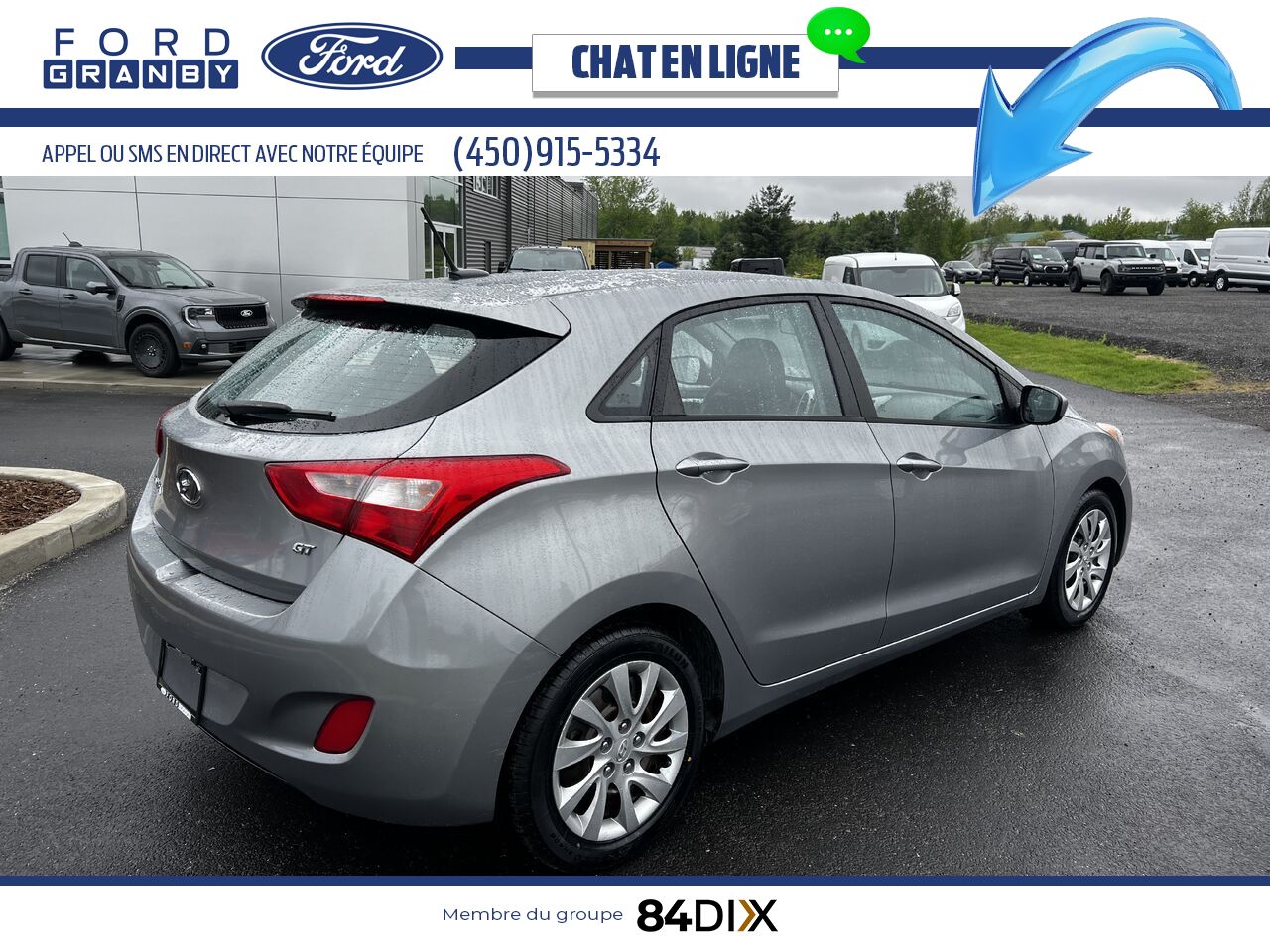 2015 Hyundai Elantra GT Silver Granby - photo #4