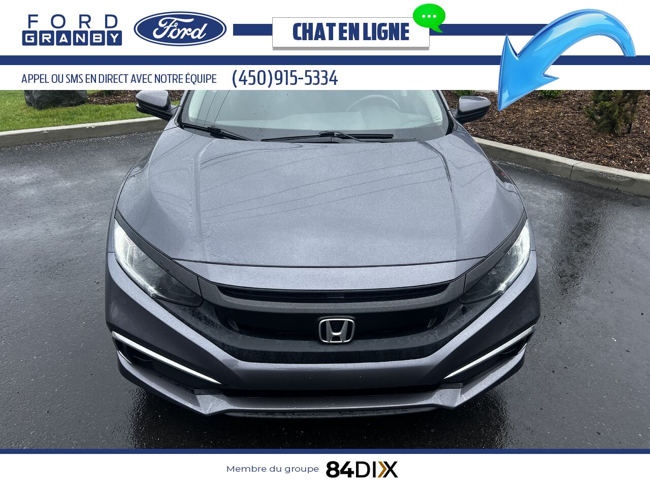 Honda Civic Berline 2019 Noir Granby - photo #10