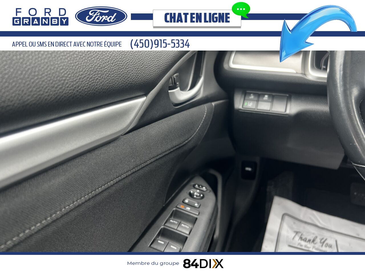 Honda Civic Berline 2019 Noir Granby - photo #17
