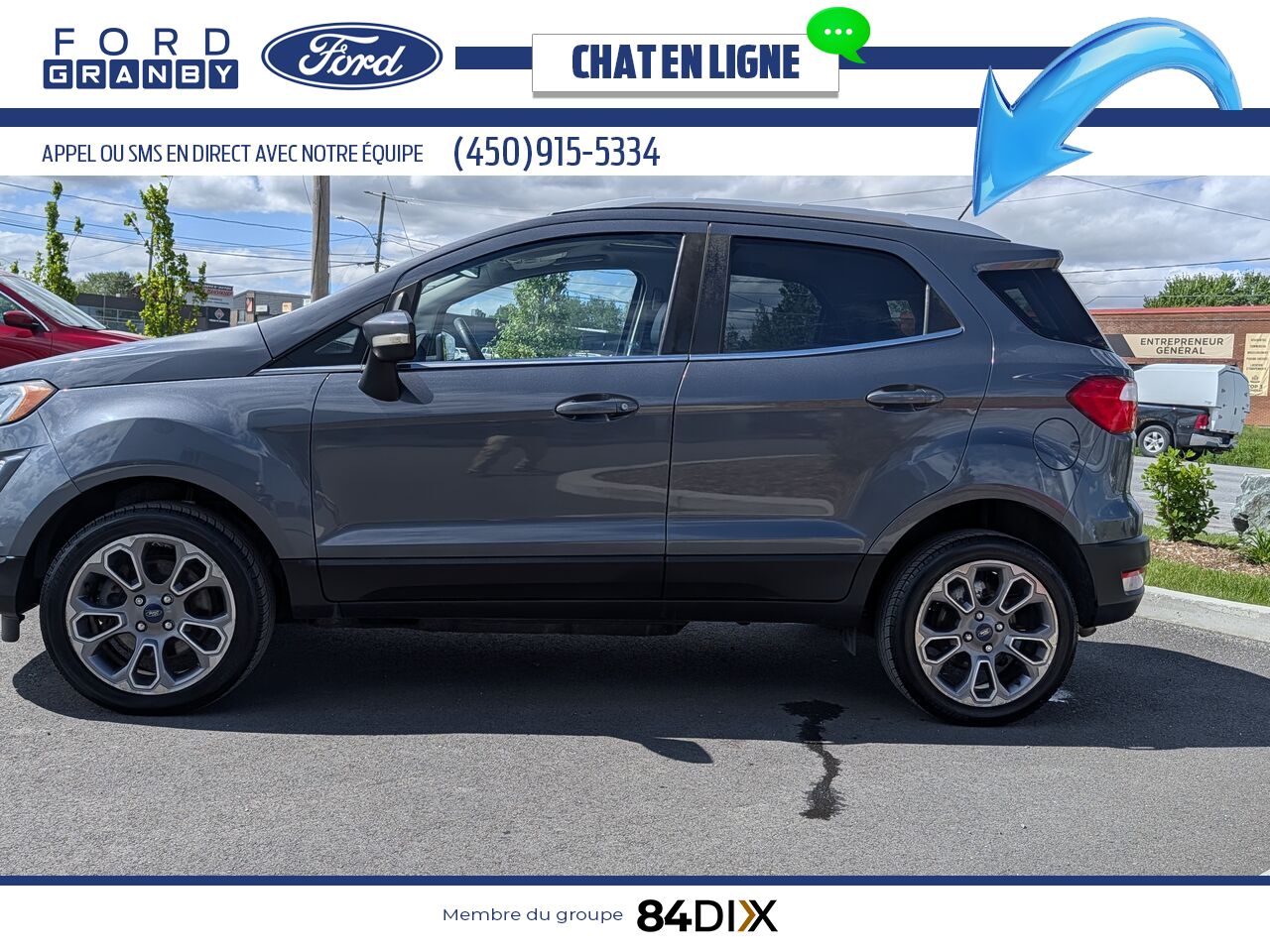2018 Ford EcoSport Grey Granby - photo #3