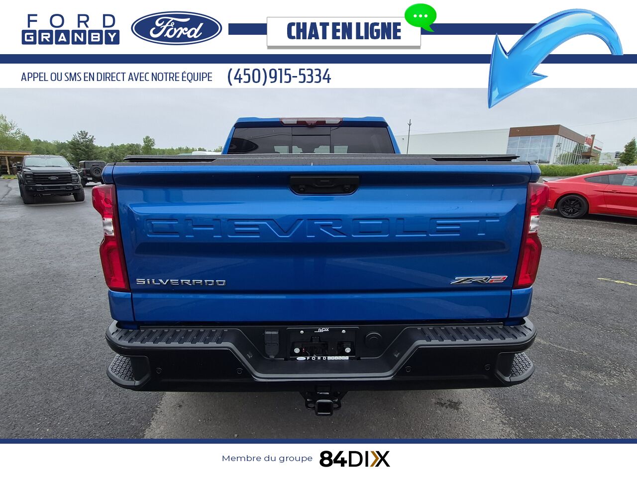 Chevrolet Silverado 1500 2022 Bleu Granby - photo #5