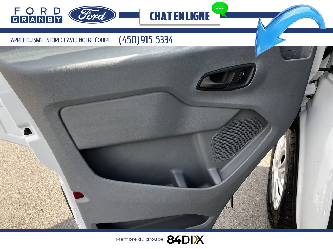 Ford Transit fourgon utilitaire 2019 Blanc Granby - photo #9