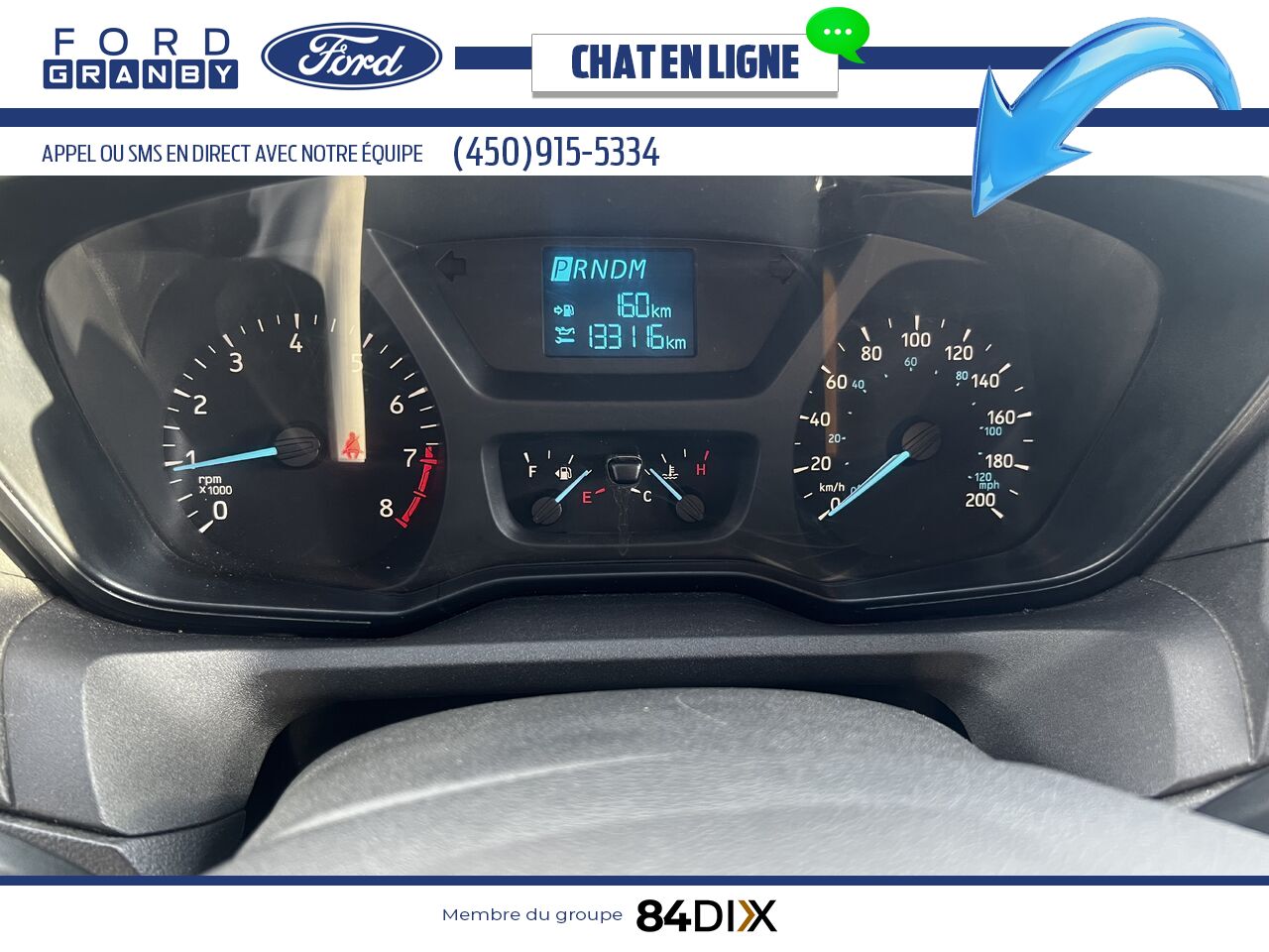 Ford Transit fourgon utilitaire 2019 Blanc Granby - photo #16