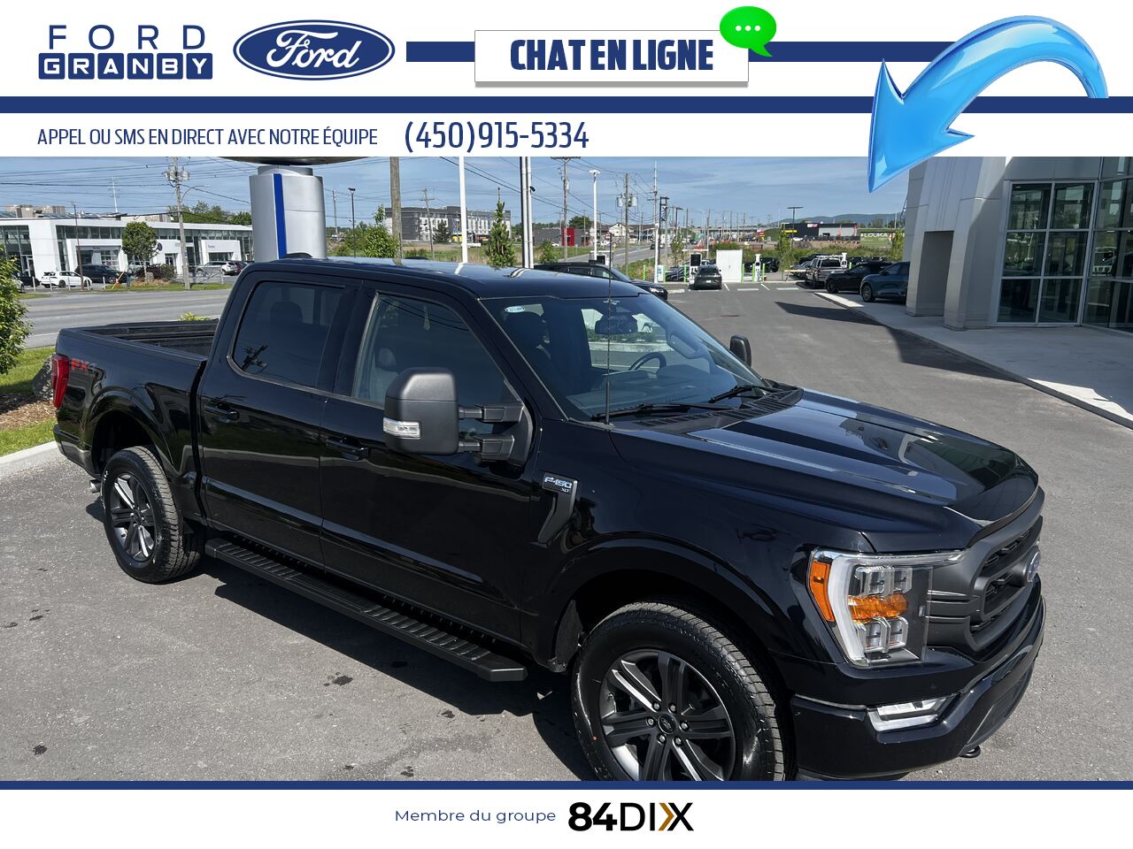 2023 Ford F-150 Black Granby - photo #1