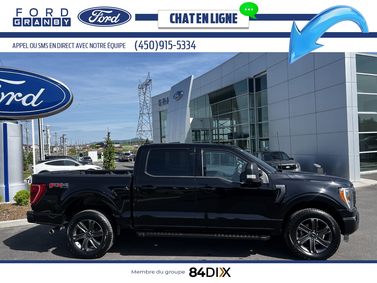 2023 Ford F-150 Black Granby - photo #2