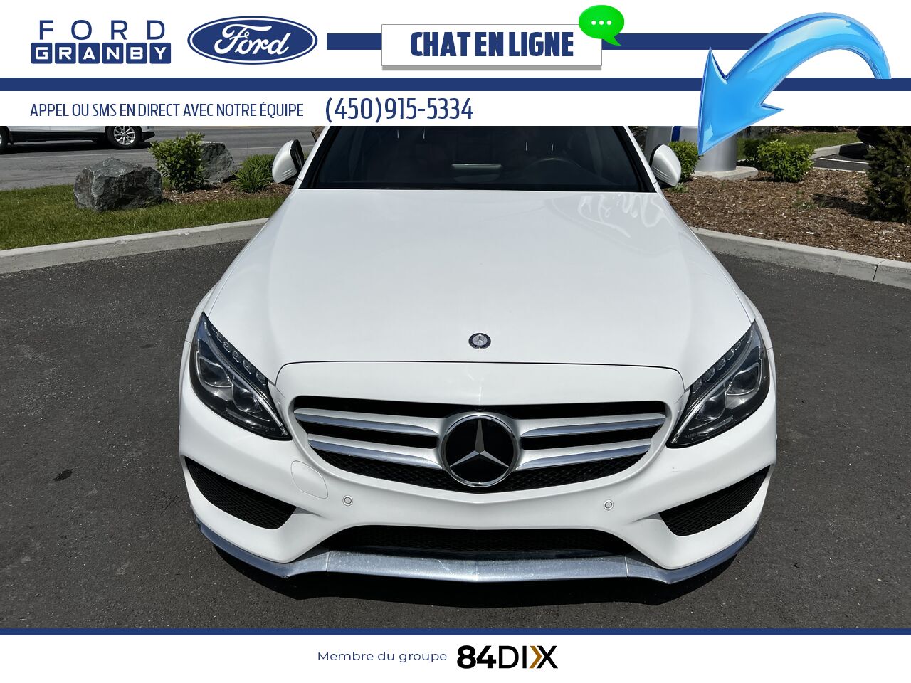 2015 Mercedes-Benz Classe-C White Granby - photo #9