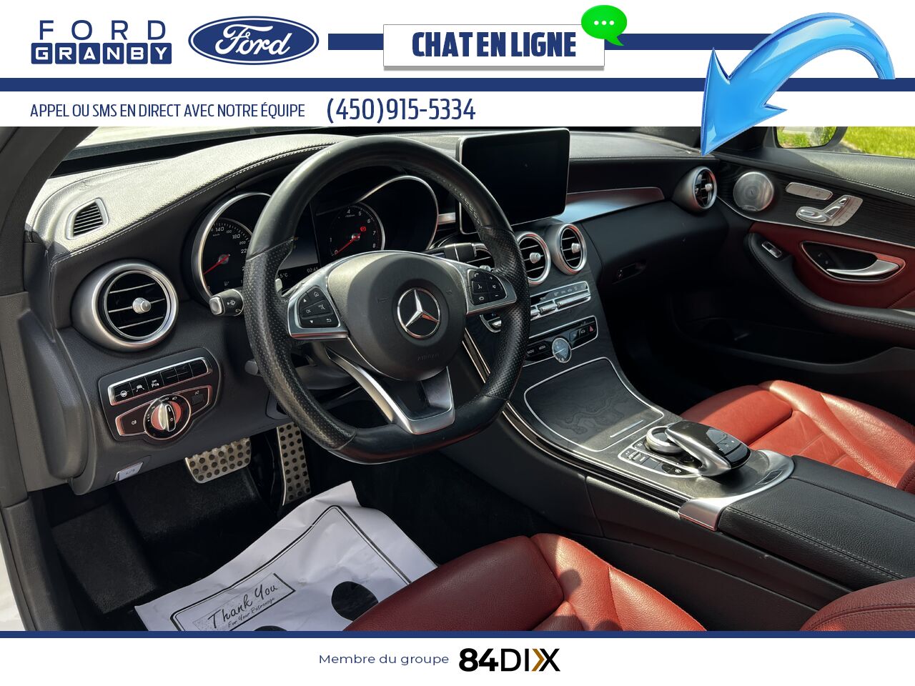 2015 Mercedes-Benz Classe-C White Granby - photo #16