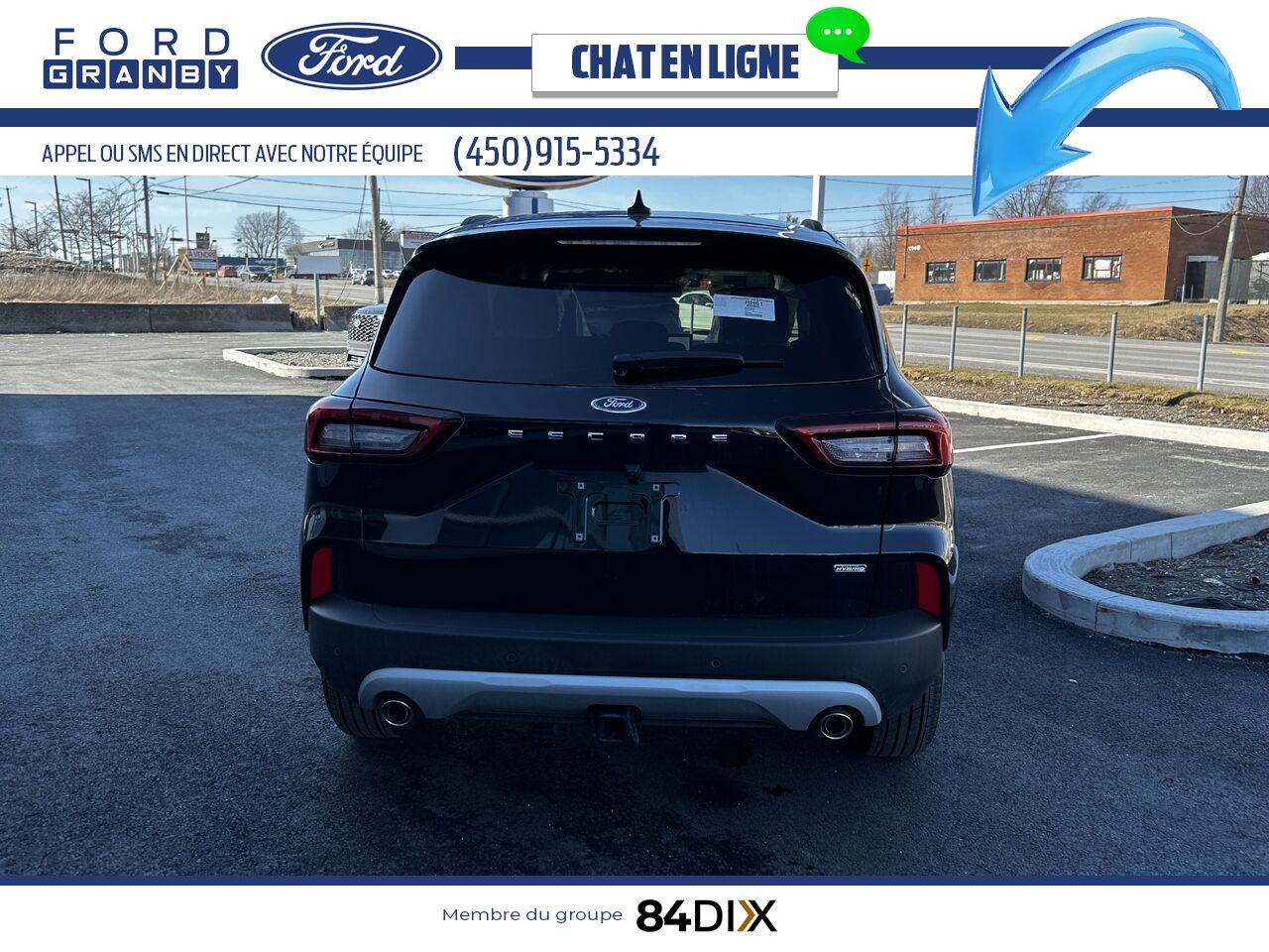 2025 Ford Escape Agate Black Metallic Granby - photo #3